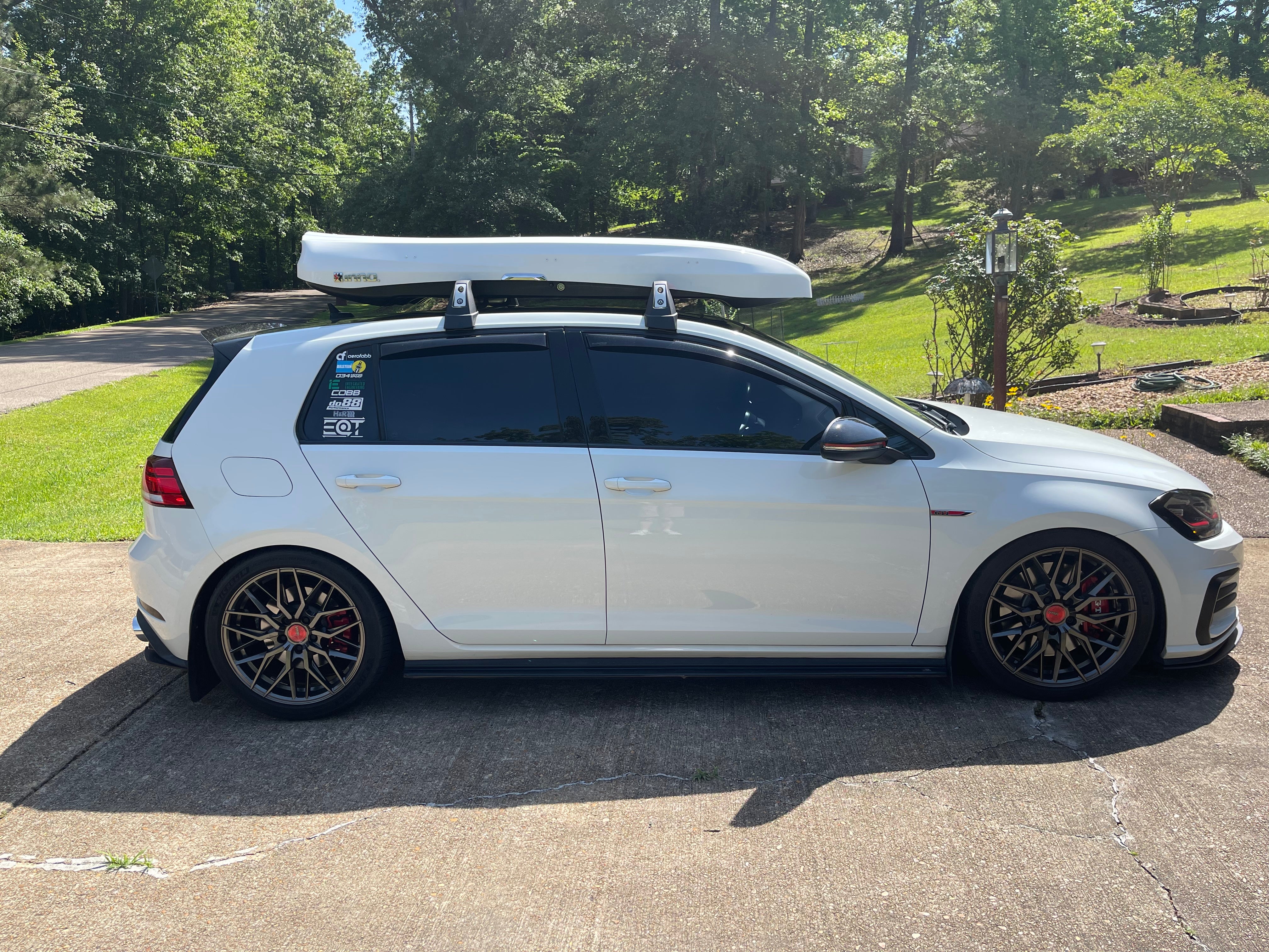 VW Golf OEM Roof Rack Drop Kit